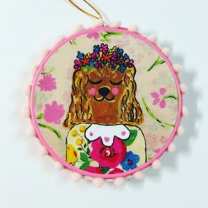 Guinevere Cocker Spaniel Dog Ornament