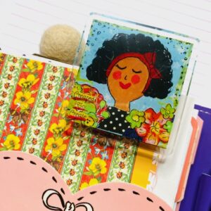 "Created to Create" Acrylic Stationery Journal Clip